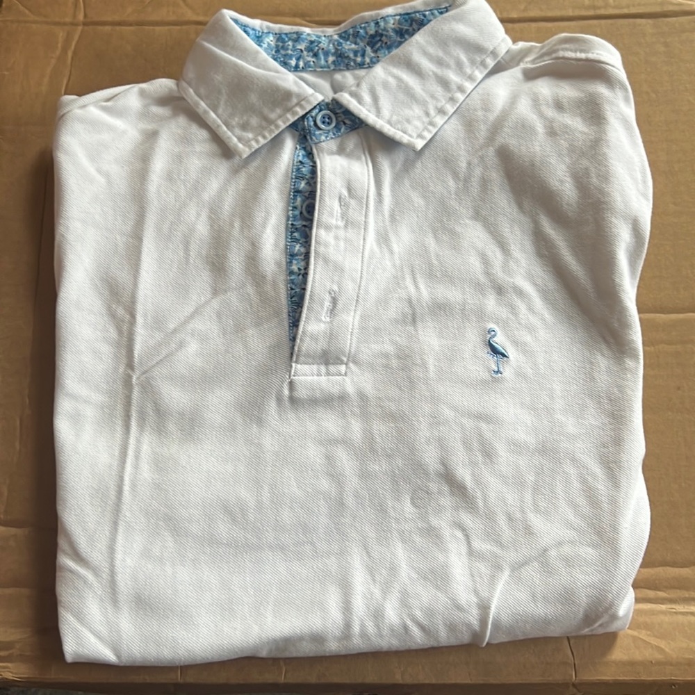 TailorByrd White Mens Polo